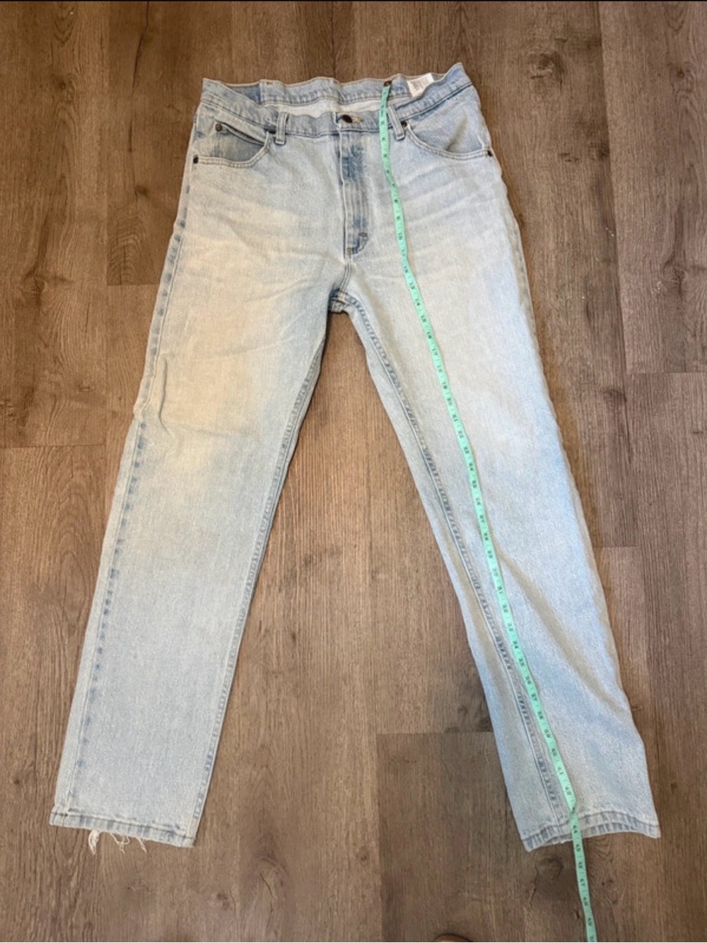 Wrangler Light Blue Straight Leg Women’s Jeans 34x34